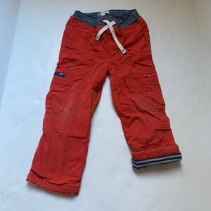Mini Boden Orange Lined Pants